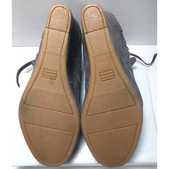 Toms Desert Wedge Women’s Size 6.5 Dark Gray Suede Women’s Boho Boots-EXCELLENT! - Picture 6 of 6